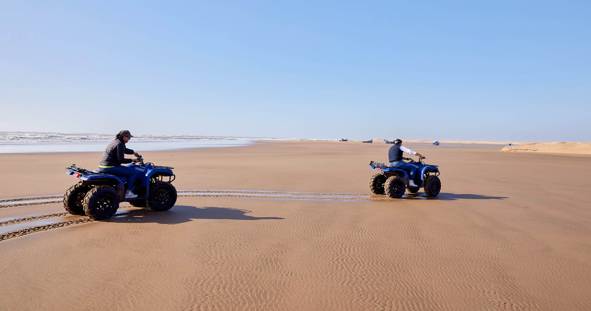 Purlilfe Maroc - Essaouira - Quad-Tour am Naturstrand